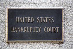 U.S. Bankruptcy Court plaque
